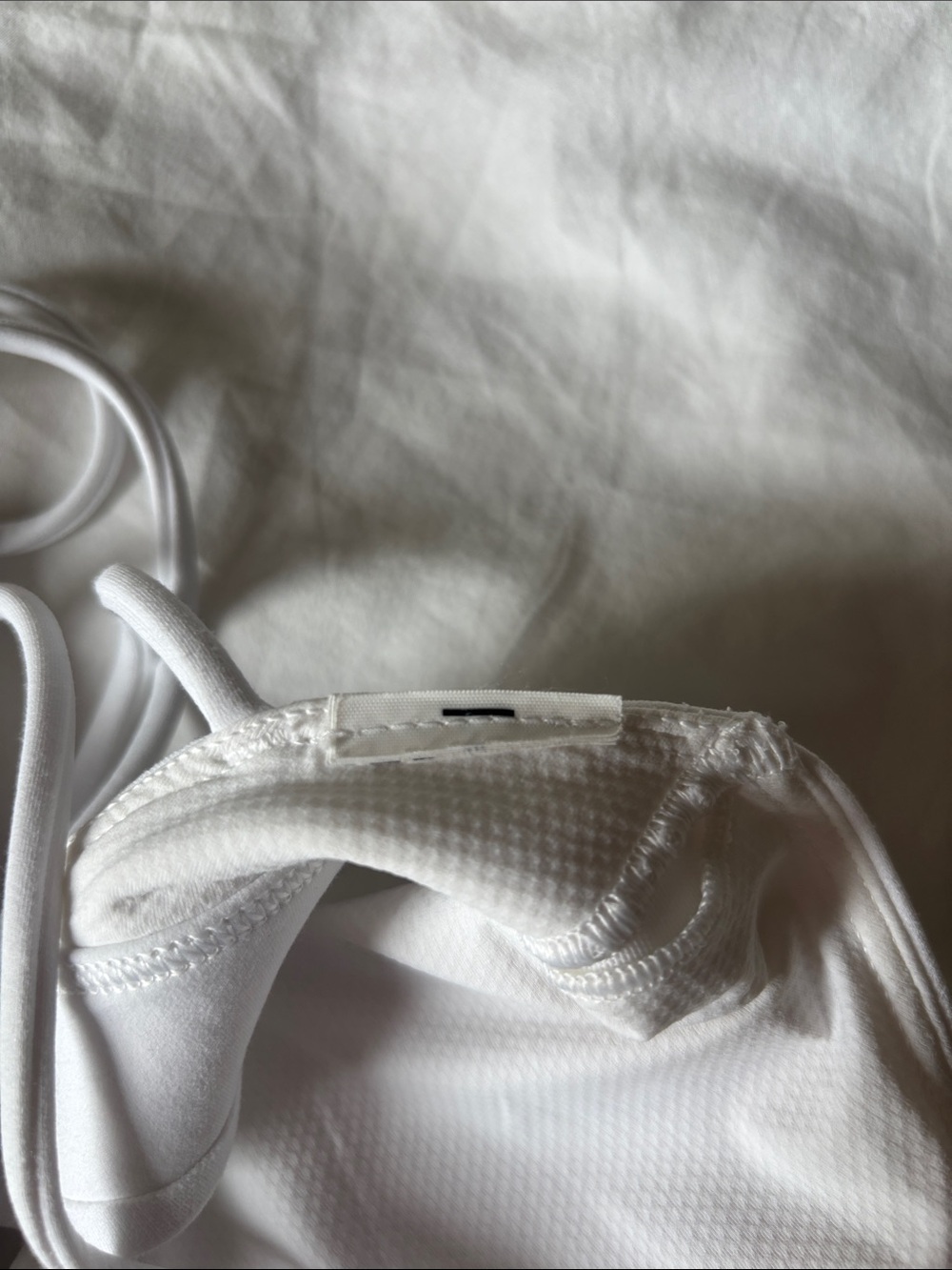 Athleta Solace Sports Bra A-C Cup, M, White - Picture 5 of 7